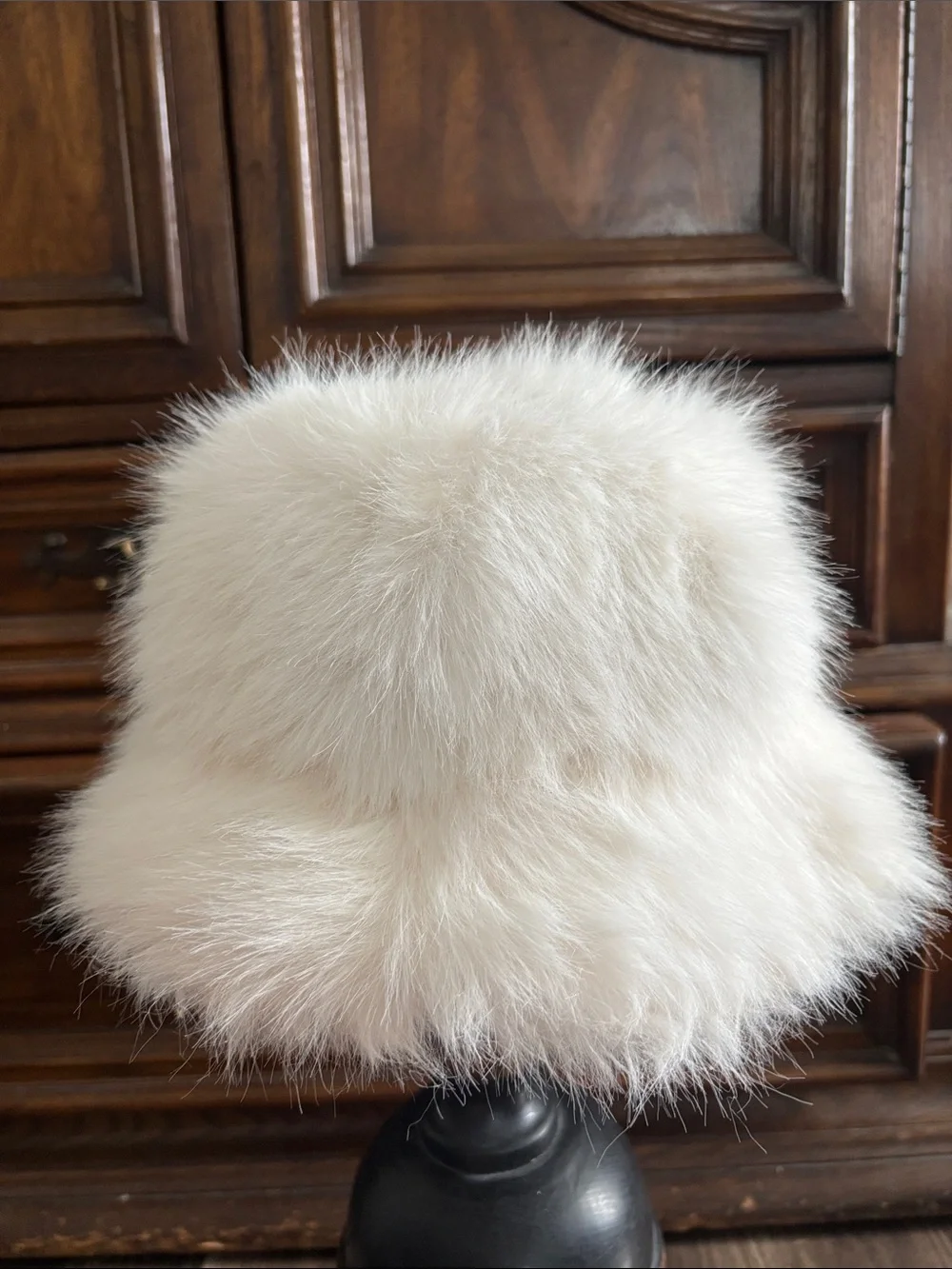 Free people X Unreal Fur ICE Queen faux fur Bucket hat